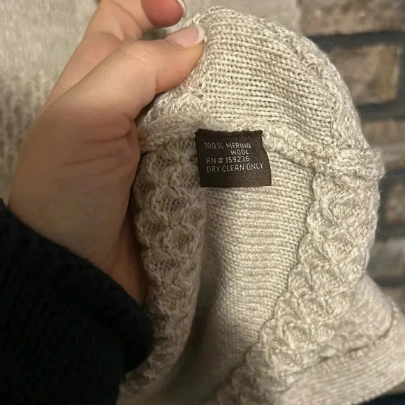 J.McLaughlin 100% Merino Wool Cardigan | Size M | Beige | NWT Luxury Layer - Picture 4 of 4